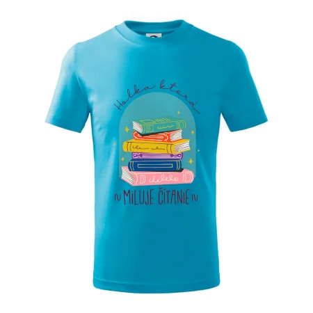 Holka, ktorá miluje čítanie