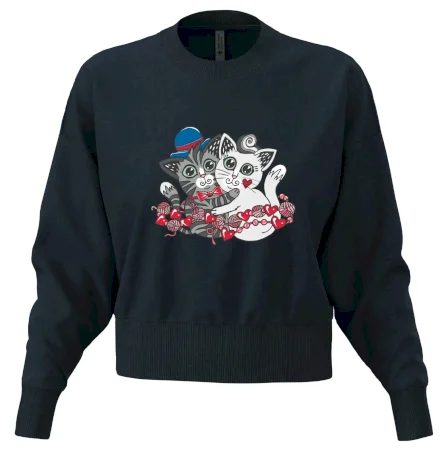 Mačky v objatí (Pecka design)
