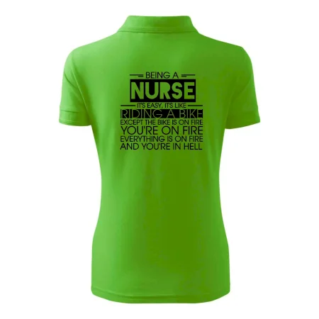 Being a nurse - bike