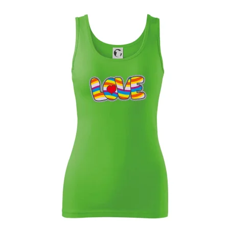 Love nápis dúhový