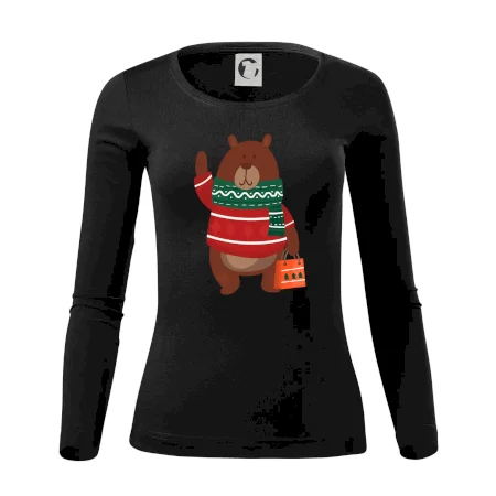 Medveď s darčekom