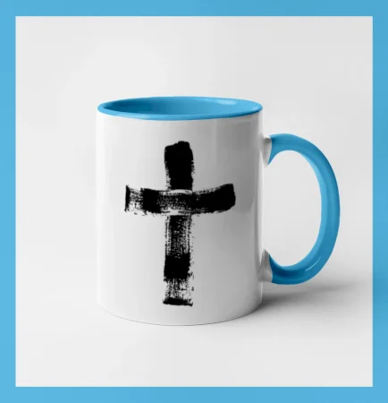 Jesus kríž štetcom