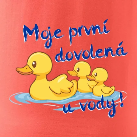 Moje první dovolená u vody - sourozenci