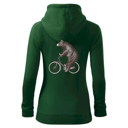 Medveď na bicykli