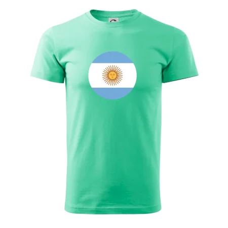 Argentína vlajka guľatá