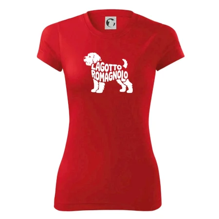 Lagotto romagnolo nápis v tele