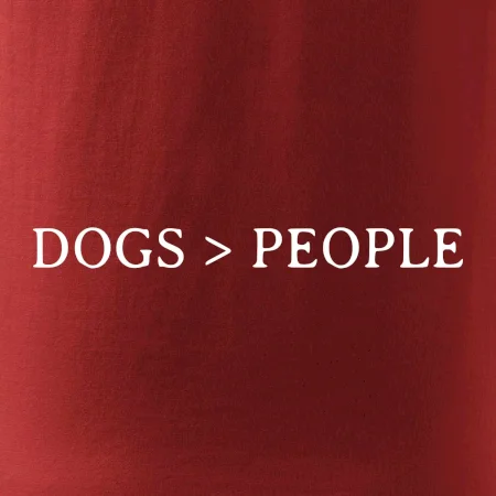 Dogs > People