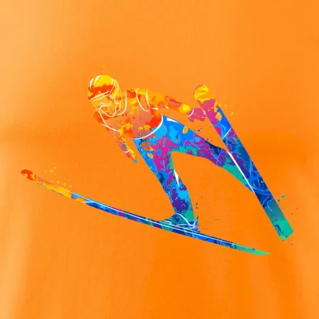 Skokan na lyžiach splash