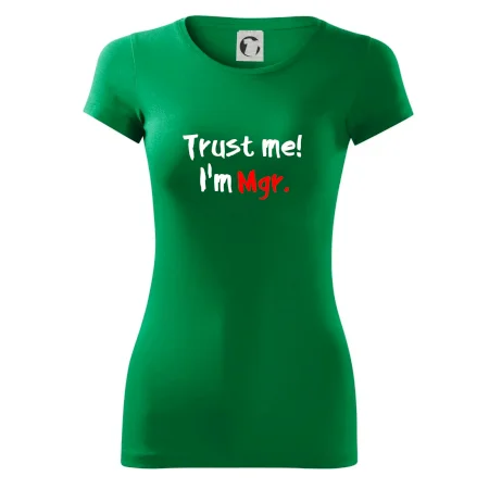 Trust me I´m  Mgr. / Ver mi som Magister.