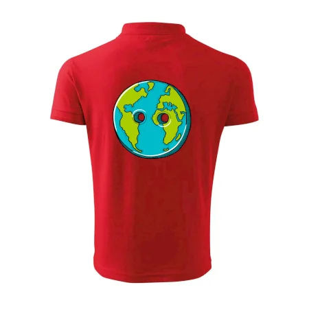 Planéta krajiny gombík (Pecka design)