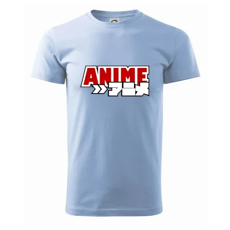 Anime nápis červený