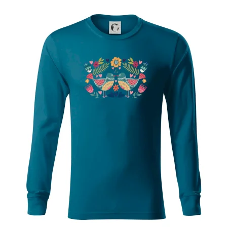 Folklór - dva farebné vtáčiky