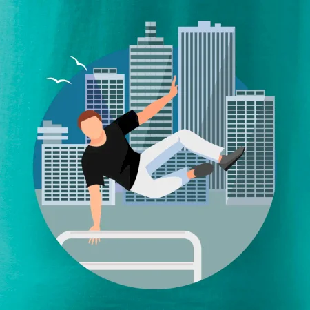 Parkour v meste