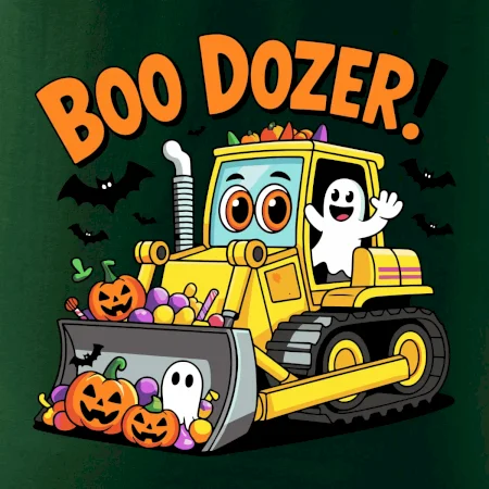 Halloweensky boo dozér