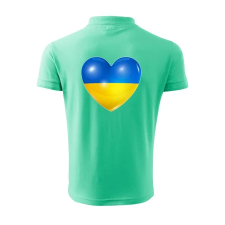 Ukrajina srdce vlajka