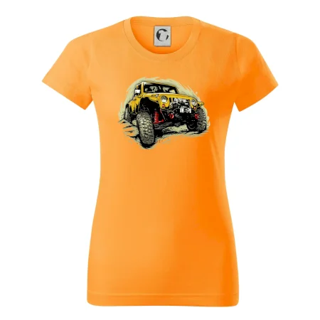 Žltý offroad s navijakom