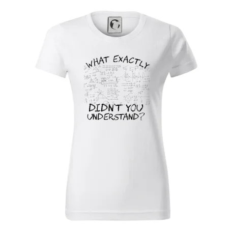 What exactly didn't you understand - physics