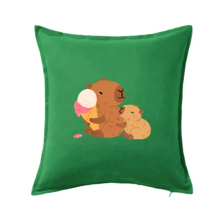 Kapybara so zmrzlinou