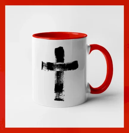 Jesus kríž štetcom