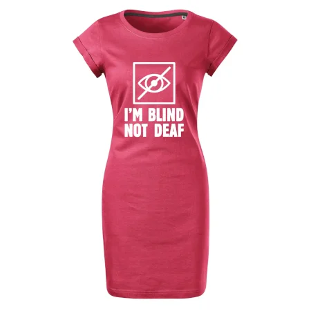 I'm blind not deaf