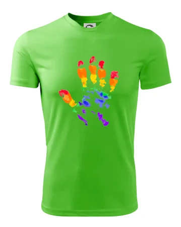 LGBT hand print