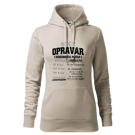 Hodinová mzda - opravár