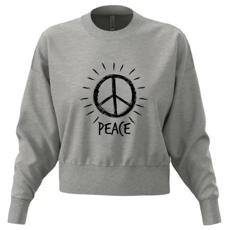 Peace symbol čiernobiely