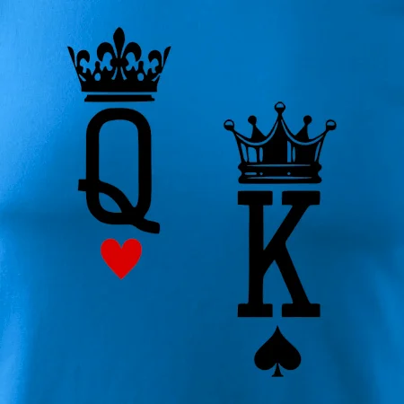 King & Queen logo na prso
