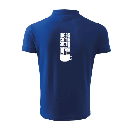 Ideas come after coffee
