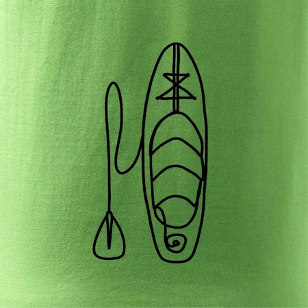 Paddleboard jedním tahem