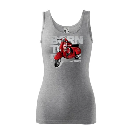 Scooter born to ride red