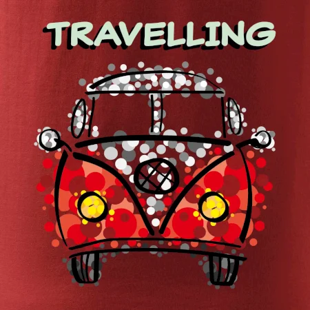 Traveling kreslené auto (lulu_art)