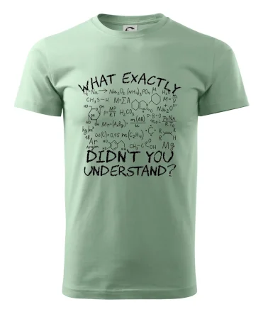 What exactly didnt you understand Chemistry
