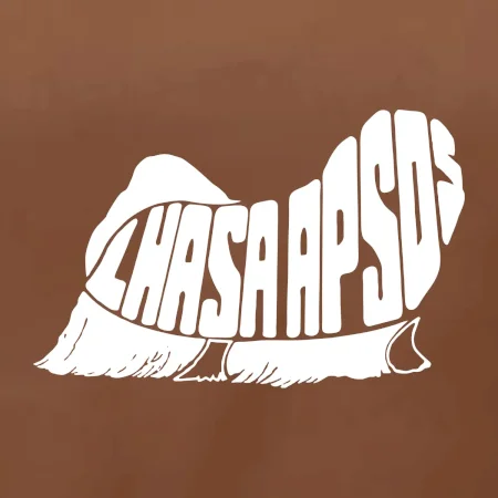 Lhasa Apso nápis v tele