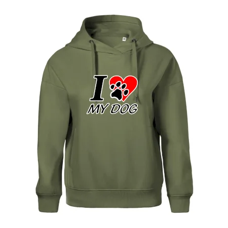 I love my dog - nápis