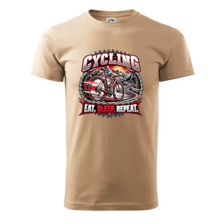 Bicykel medzi horami eat sleep repeat