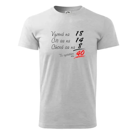 Vyzerá, cíti sa, chová sa - 40 rokov