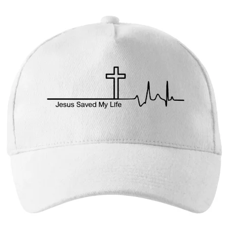 Jesus Saved My Life kríž ekg