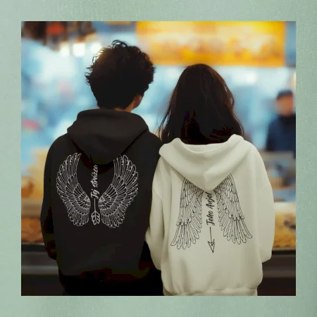 Párova mikina - Jeho anjel , Jej strážca