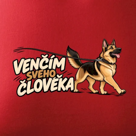 Venčím svého člověka - německý ovčák
