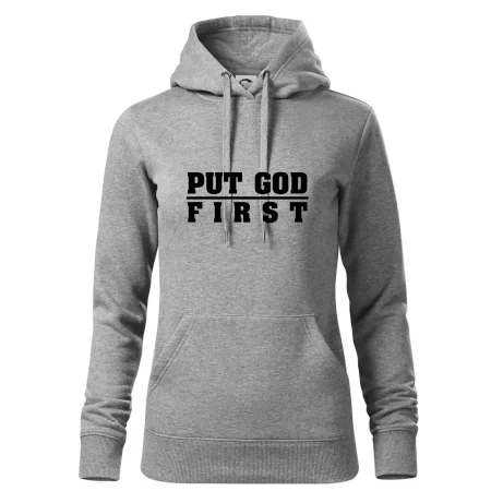 Put God first hrubý nápis