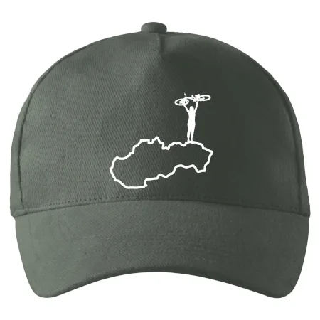 Mapa Slovenska - cyklista