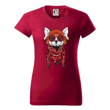 Červená panda hipster