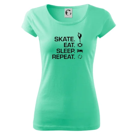 Eat sleep skate - ľadové korčuľovanie