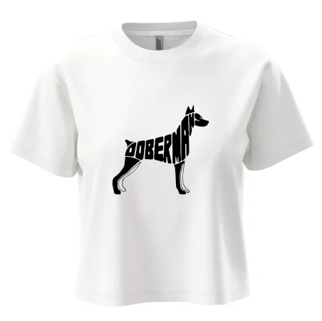 Dobermans - nápis v tele