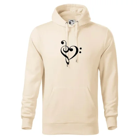 Husľový kľúč srdce