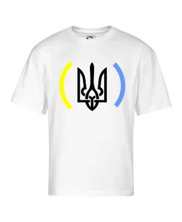 Ukrajina trojzubec s farbami