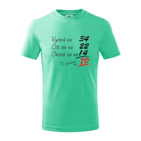 Vyzerá, cíti sa, chová sa - 70 rokov