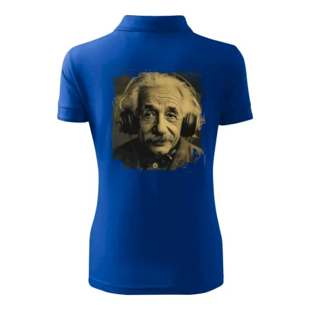 Albert Einstein so slúchadlami