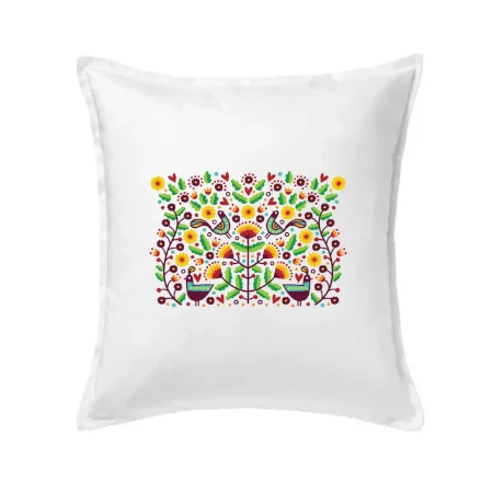 Folklór - farebne kvetiny obdĺžnik